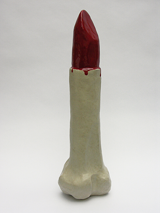 Rouge corps n°9 – céramique – 62x20x22 cm – 2009
